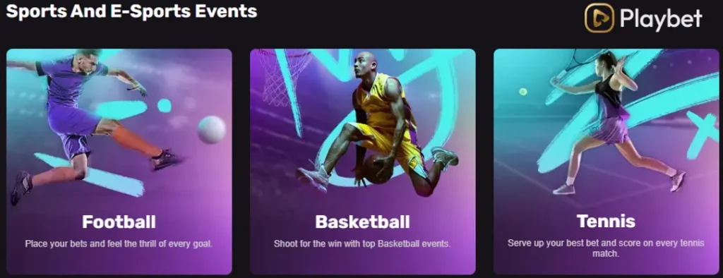 Bet on your favorite sports with Playbet sportsbook