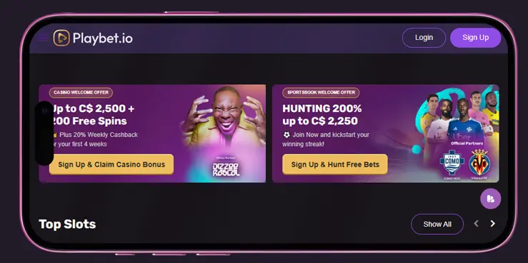 Bonuses and promotions for Playbet app users on iOS and Android