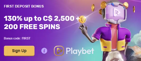 Claim your Playbet Casino welcome package